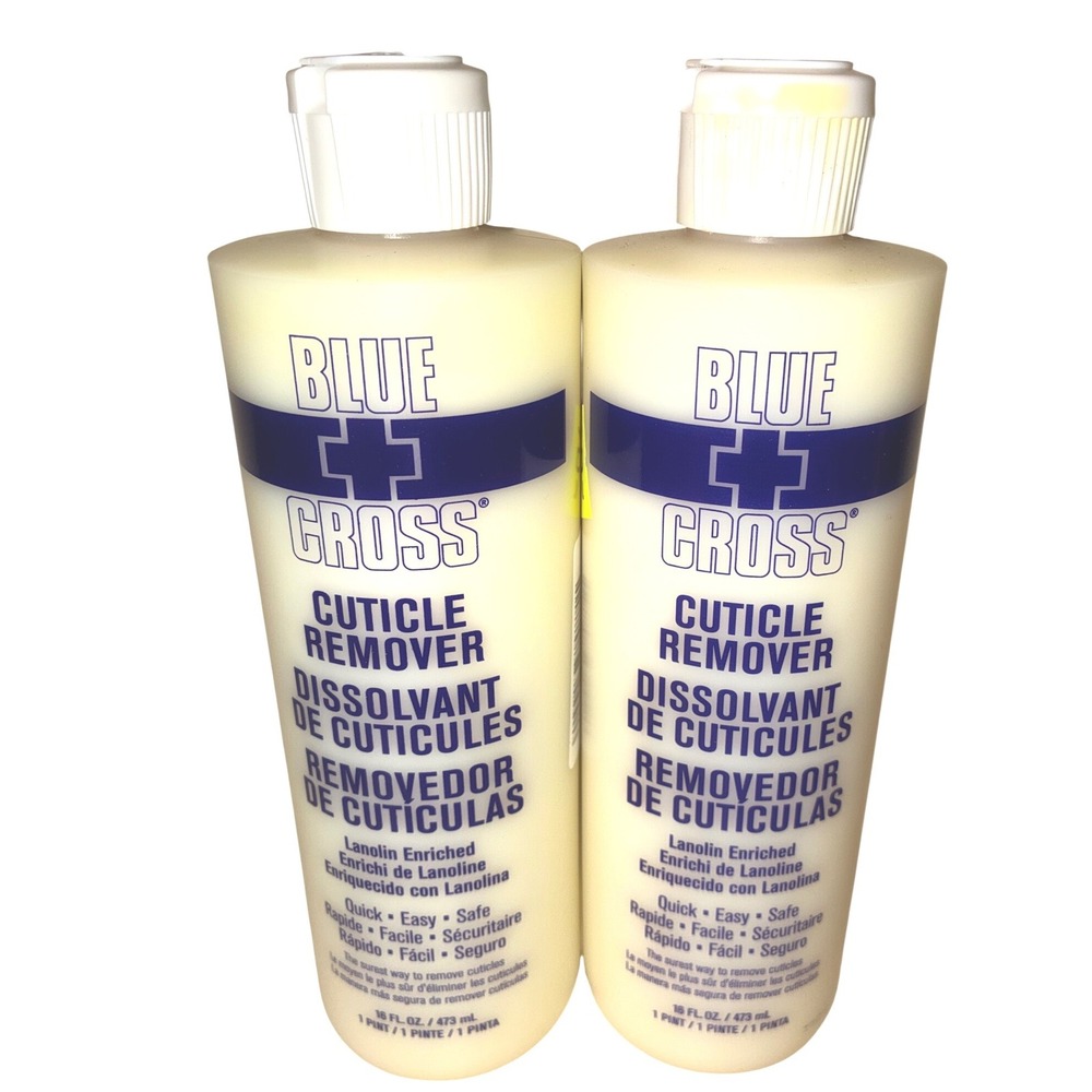 TWO BOTTLES of Blue Cross Cuticle Remover 32 oz each NEW!